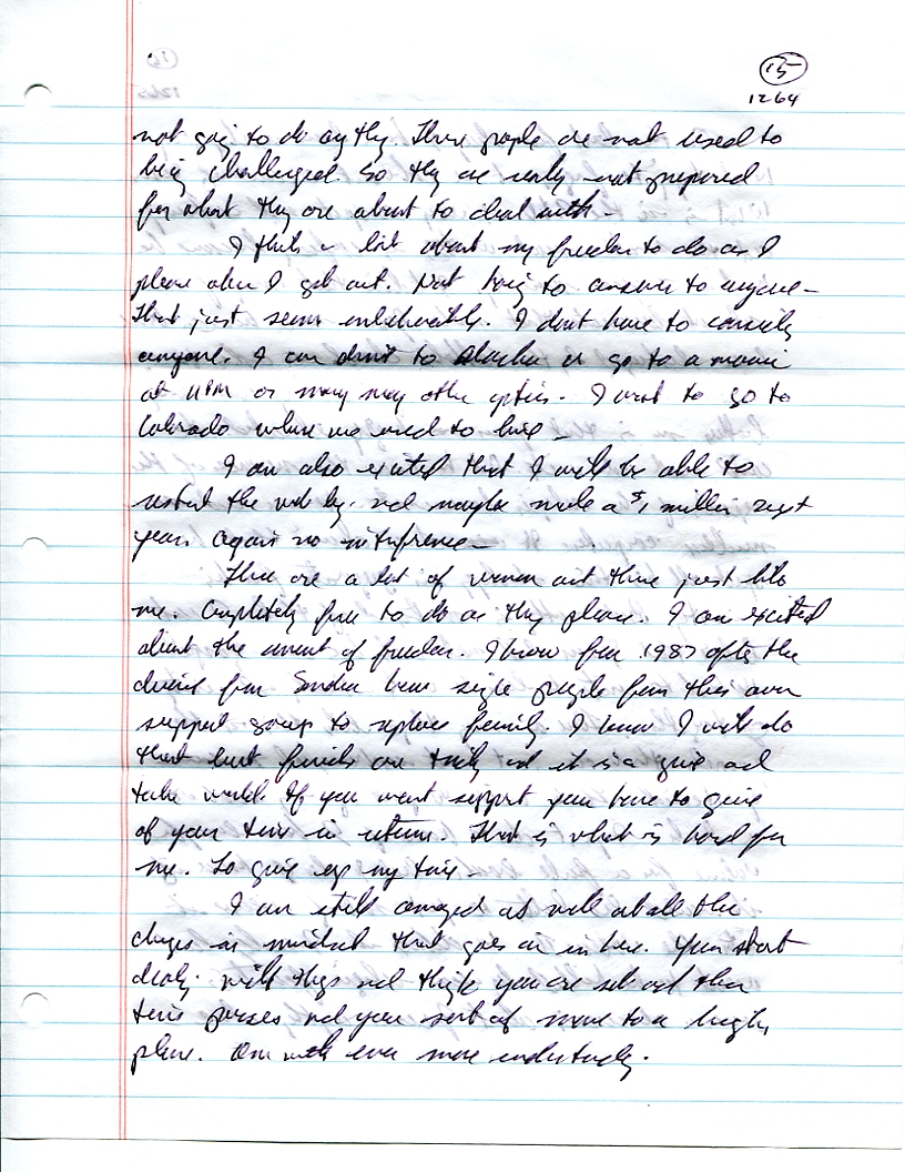 Dr John WorldPeace 2008 Prison Journal